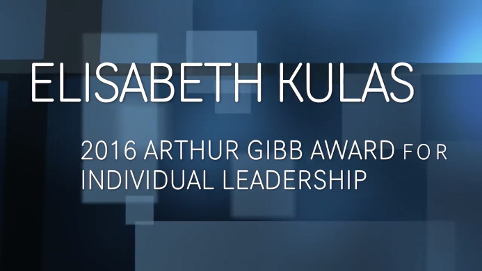 Elizabeth Kulas - Arthur Gibb Award - 2016